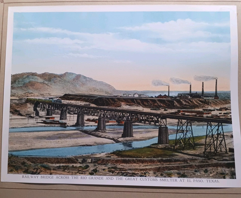 Folleto ilustrado colorido de 1930 "The Sunset Route" Pacific Railroad * Foto 4 de 4