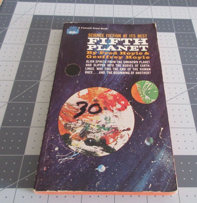 FIFTH PLANET Fred & Geoffrey Hoyle Fawcett Crest 1965 Vintage SF PB