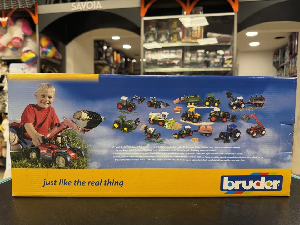 BRUDER 02225 - scala 1:16 - RIMORCHIO KRAMPE TANDEM RIBALTABILE - NUOVO - Immagine 3 di 4