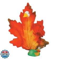 Fox Valley Traders Gaggleville Fall Leaf Goose Outfit, Fits Large 23" H Statu