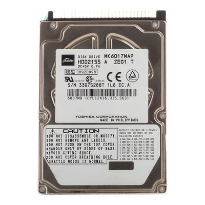 TOSHIBA2台まとめ売り Toshiba 6gb Internal 4200rpm 2.5