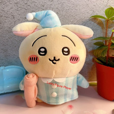 Cute Chiikawa Usagi Pajamas Mascot Plush Doll Keychain Doll Pendant Gift