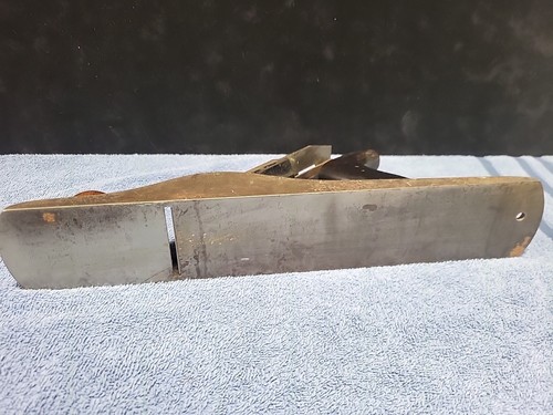MARSH # 5 Plane Smooth Bottom 14"×2.5" UNRESTORED Wood Plane! - Picture 6 of 7