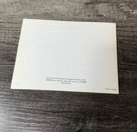 The Bugs Bunny Crazy Castle Nintendo  NES Instruction Manual Only