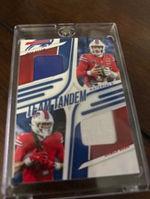 Panini 2025 Absolute Team Tandem Josh Allen James Cook Bills 108/115