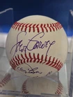 Los Angeles Dodgers signed baseball famous infield