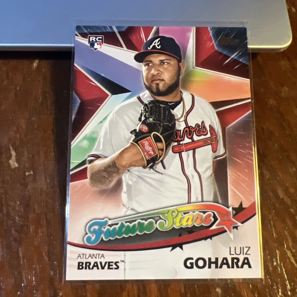 Luis Gohara 2018 Topps Future Stars Red Rookie RC #FS-44 Atlanta Braves /10 SSP - Image 3 of 4