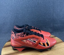 Nike Alpha Menace 4 Pro NRG Picante Football Cleats Orange FQ3984-600 Size 11