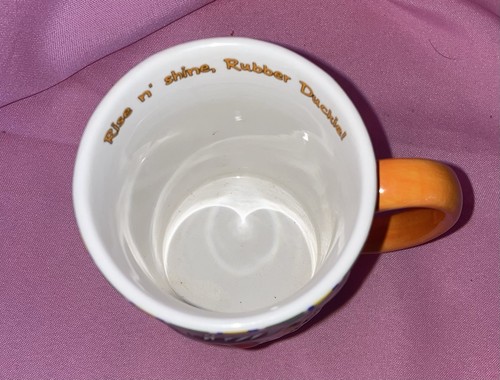 Vintage Tasse Ernie Sesamstraße Geburtstag 28. Januar Rise 'n Shine Rubber Duckie - Bild 9 von 10