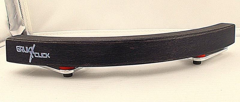 GRUV CLICK percussion CROSS STICK BLOCK Black Satin 24 ply Maple w/ Copper wedge