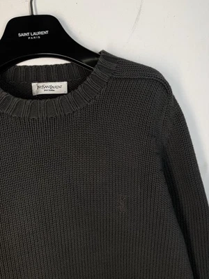 Saint Laurent Gray Crew Neck Sweaters for Men for sale | eBay