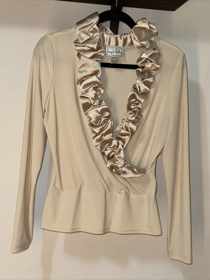 Blusa Joseph Ribkoff Mujer Crema EE. UU. Talla 8, Pantalones EE. UU. Talla 6 Foto 3 de 4