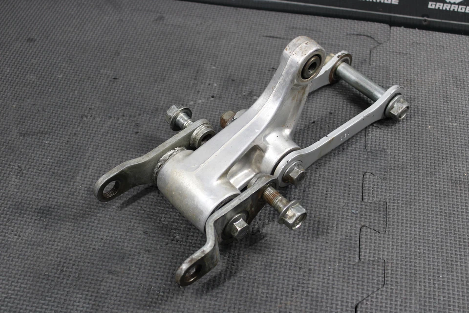 1991 KAWASAKI KDX250 OEM REAR SHOCK LINKAGE LINKS 39007-1208 46102-1328 - Image 3 of 4