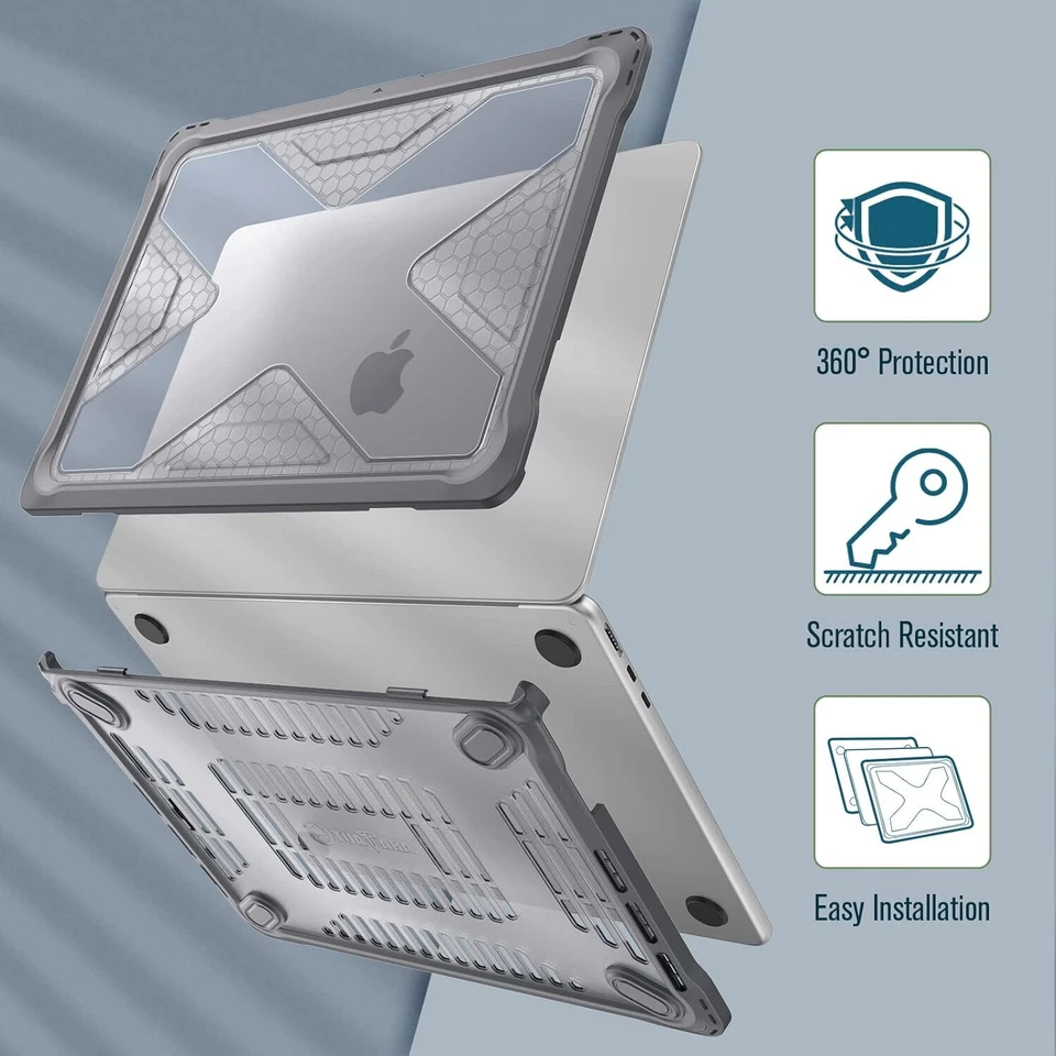 Case for MacBook Air 13.6 Inch M4 A3240 (2022 2023 2024 2025) Heavy Duty Cover - Image 3 of 4