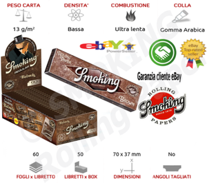 Maps Tuxedo Brown Chlorine Cigarettes Court Single 50/25 booklets