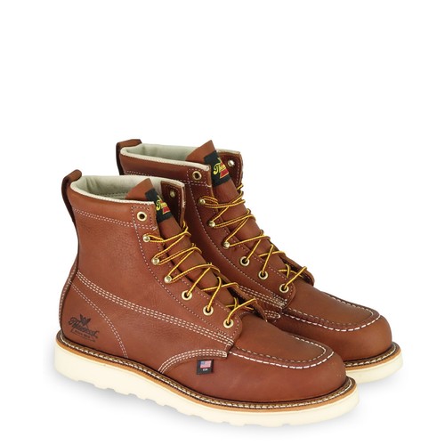 THOROGOOD AMERICAN HERITAGE MOC-TOE WEDGE 6" WORK BOOTS 814-4200 - ALL SIZES - Picture 6 of 6