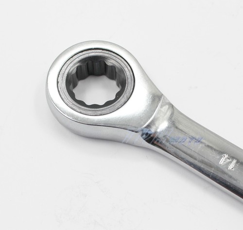 RATCHET Combination OPEN END RATCHET SPANNERS SPANNER WRENCH 8/10/12/13/14 MM - Picture 19 of 19