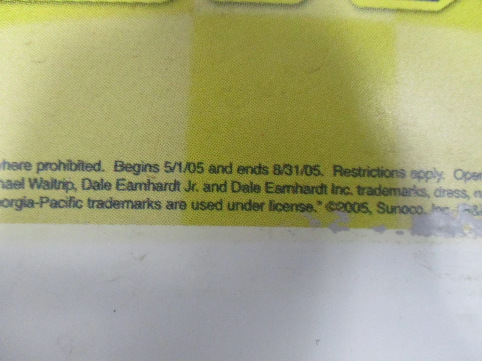 2005  SUNOCO 5000 POSTER ~ "ANYONE CAN WIN ANYONE WITH A DECAL"  41 3/4" - Image 4 of 4