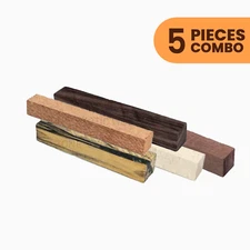 5 Pcs, Pen Turning Wood Blanks 3/4x 3/4x 5 Woodturning Blank- Free US Shipping