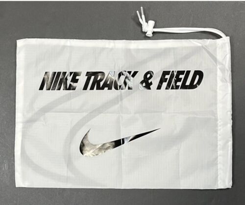 Nike Track And Field Cleat Bag Drawstring White New - Afbeelding 1 van 2