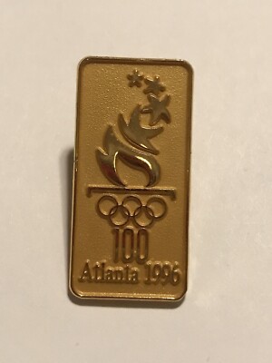 1996 Atlanta Olympic Games 100 Event Pin Vintage