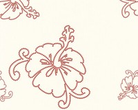A.S. CréAtion Tapete Lars Contzen 6235-22 Beige Rot Floral Vliestapete Vlies