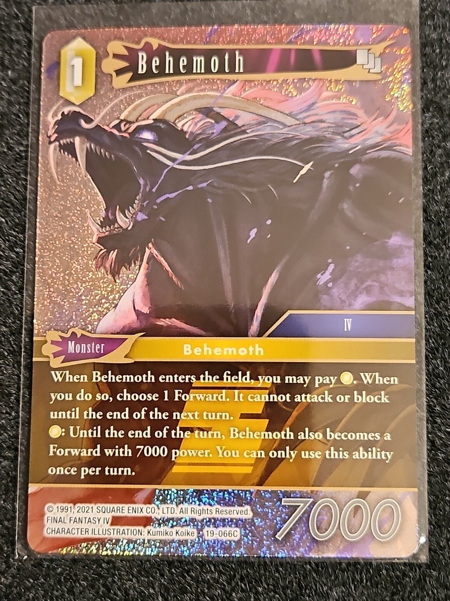 mtg behemoth final fantasy Coliseum Behemoth [FINAL FANTASY] main image 0