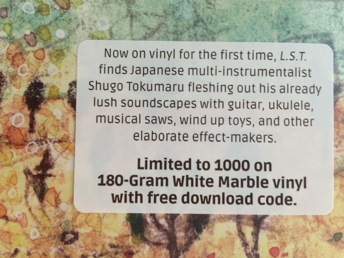SHUGO TOKUMARU L.S.T. LP RARE RSD White Marble Vinyl NEW SEALED Only 1,000 Made