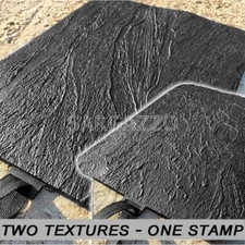 Rubber double-sided stamp Texture Sandstone Flexible stone texture stencil