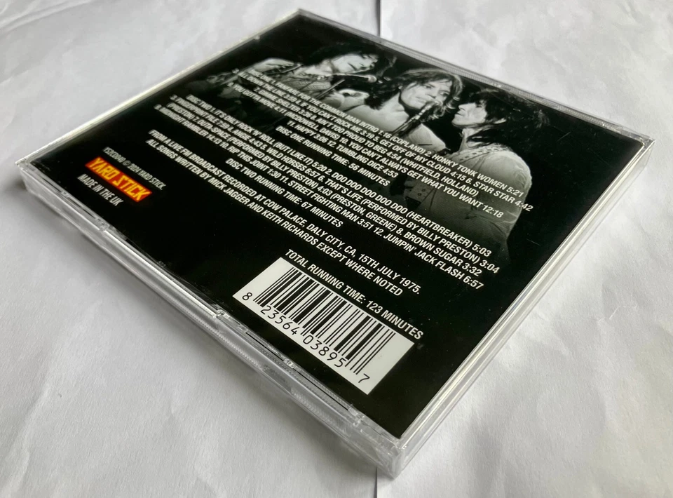 The Rolling Stones - Cow Palace 1975 FM Broadcast - NEW 2 CD (sealed) - Image 4 of 4