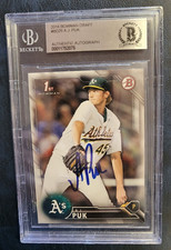 2016 BOWMAN DRAFT A.J. PUK SIGNED AUTOGRAPHED CARD #BD25 BECKETT AUTHENTIC