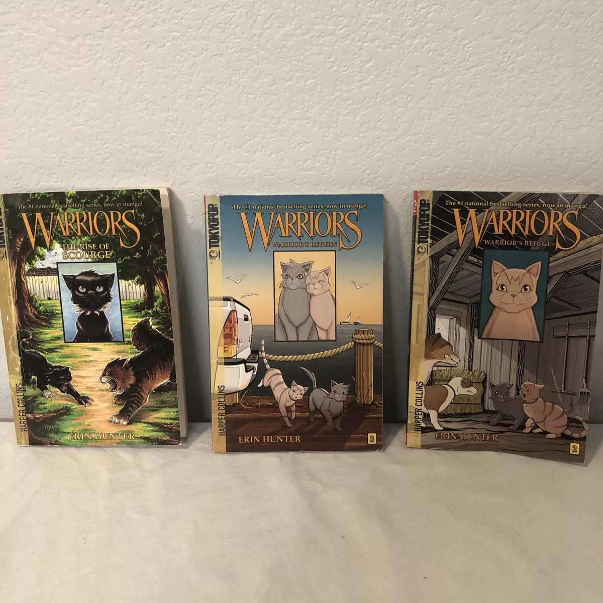 Warrior Cats Manga Bundle - #2, #3 and Rise Of Scourge