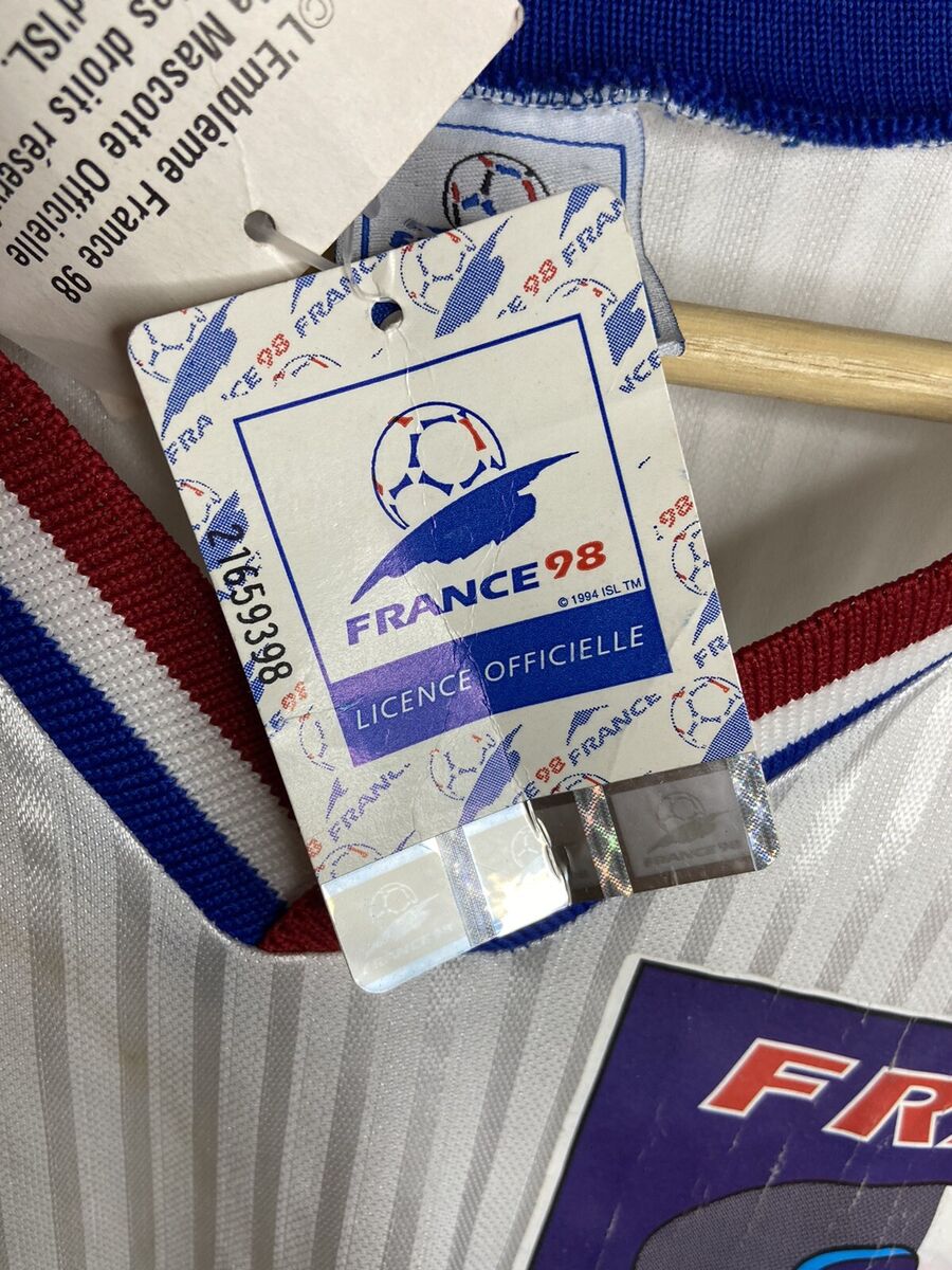 Vintage Soccer Jersey Mens WORLD CUP France 98 Coupe Du Vintage Soccer Jersey Mens WORLD CUP France 98 Coupe Du