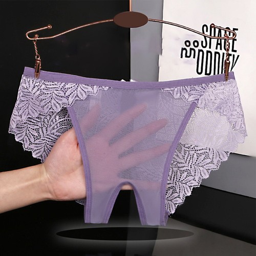 Womens Panties All Seasons Breathable Crotchless Lingerie Nylon Slimming - Picture 8 of 24