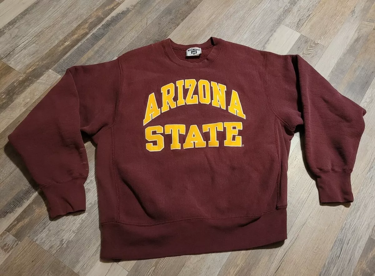 Vintage lee Cross Grain Large Crewneck Sweatshirt Arizona State Sundevils ASU L