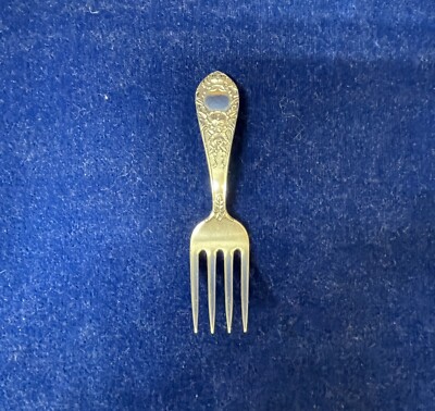 Kirk & Son Sterling Silver Baby Fork Rose Pattern No Monogram 22