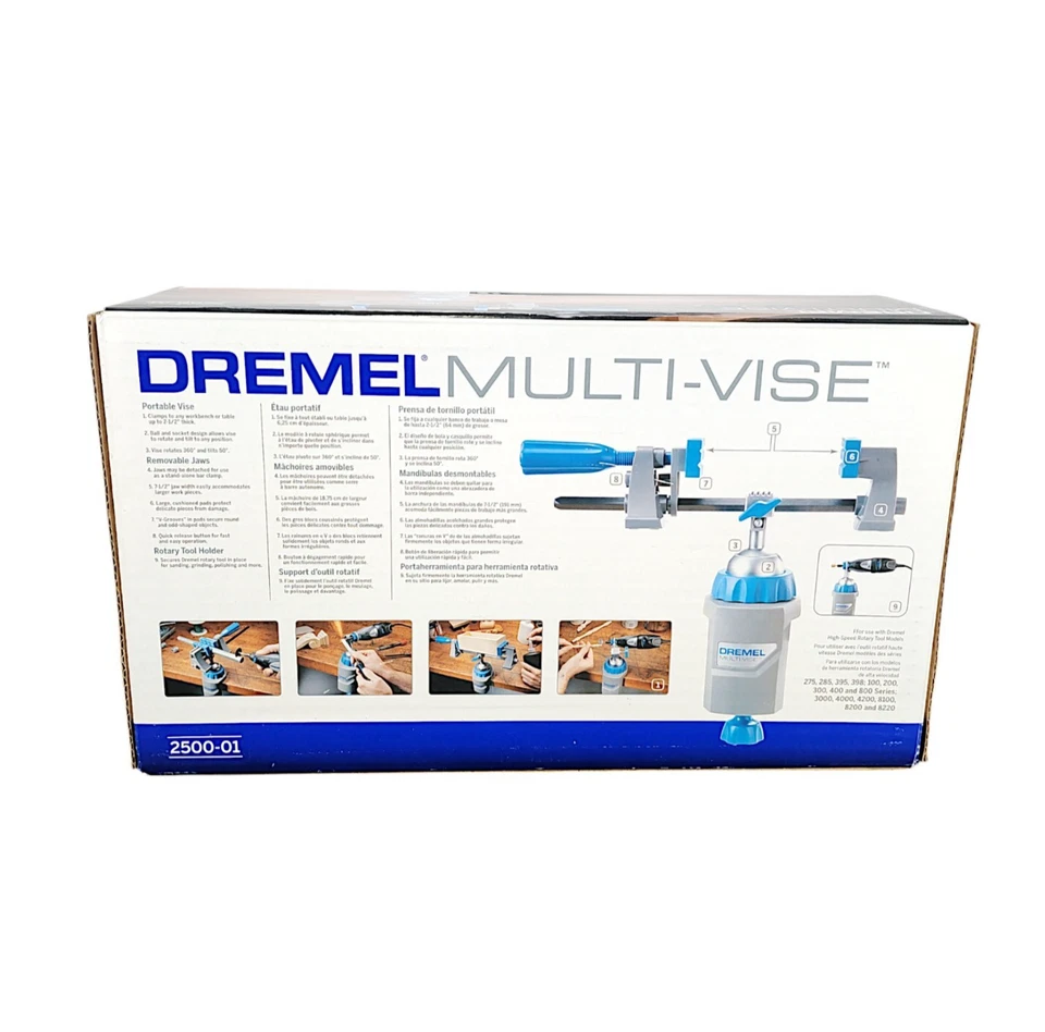 Herramienta Multi-Tornillo Dremel, Accesorio 3 en 1, Tornillo Estacionario 360º - ¡NUEVO! Foto 2 de 4