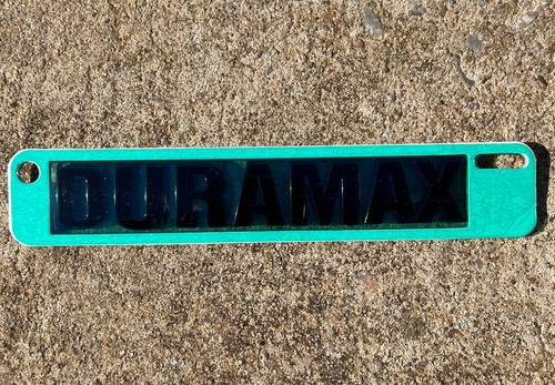 2019-2025 Chevy Silverado GMC Sierra Gloss Black Duramax Hood Emblem OEM GM (1) - Picture 2 of 5