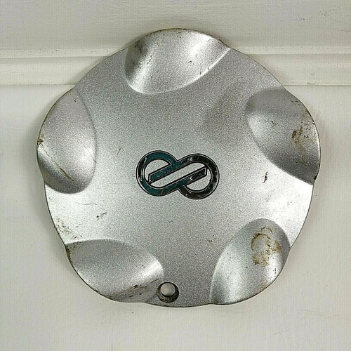 Enkei Wheels Silver Custom Wheel Center Cap # A102 / COP76B (2)