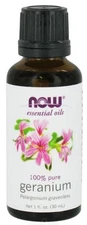 NOW FOODS Geranium (100% Pure), 1 oz - Essential Fragrance Oils