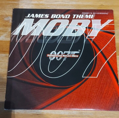 MOBY JAMES BOND THEME 1st UK DJ DISCO 12'' 1997 John Barry Tomorrow Never Dies