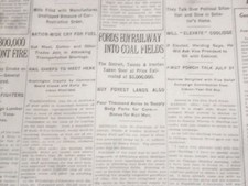 1920 JULY 11 NEW YORK TIMES - FORDS BUY RAILWAY INTO COAL FIELDS - NT 9327 1920 JULY 11 NEW YORK TIMES - FORDS BUY RAILWAY INTO COAL FIELDS - NT 9327