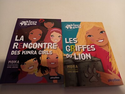 2 books Kinra girls The Lion's Encounter and Claws. Rose Very Good Condition