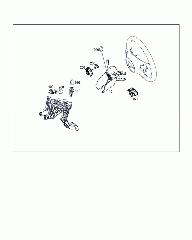 Botón de arranque rojo sin llave para Mercedes-Benz reemplaza 2215450714 clase C E S Foto 4 de 4