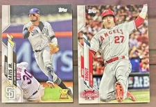 2020 Topps Baseball Cards Base + Inserts + Update + BL: U Pick, 35 Cent Ship