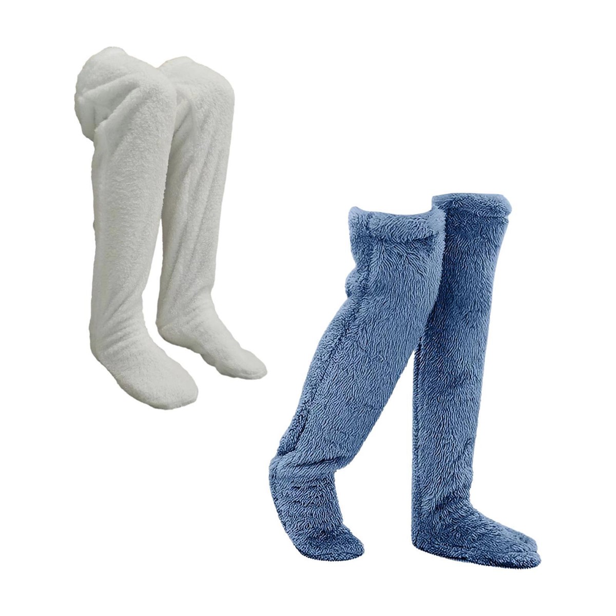 1 Paar Weiße Beinstulpen Für Damen - Shein Produktbild-Vorschau 4