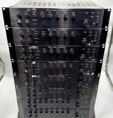 LOT OF 8 TOA 900 Series II Mixer Preamplifier M-900MK2 8 Channel Unit
