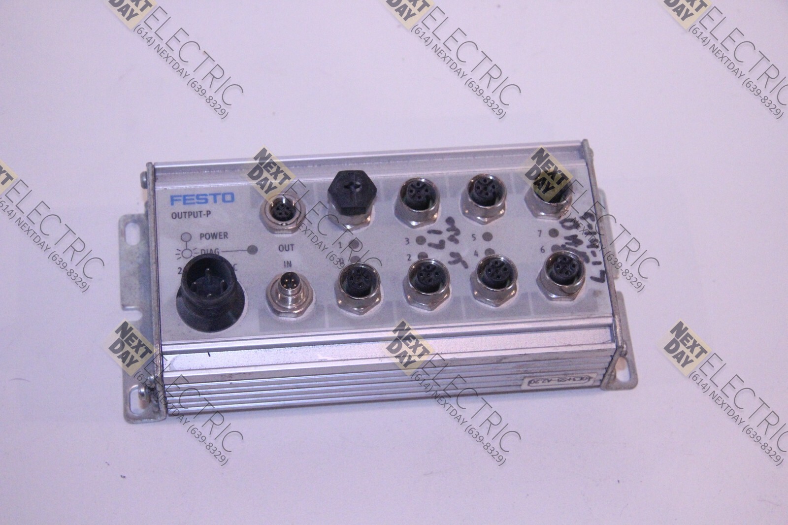 Festo, CP-A08-M12-5POL, 175640, CP Electric Module Output Block ...