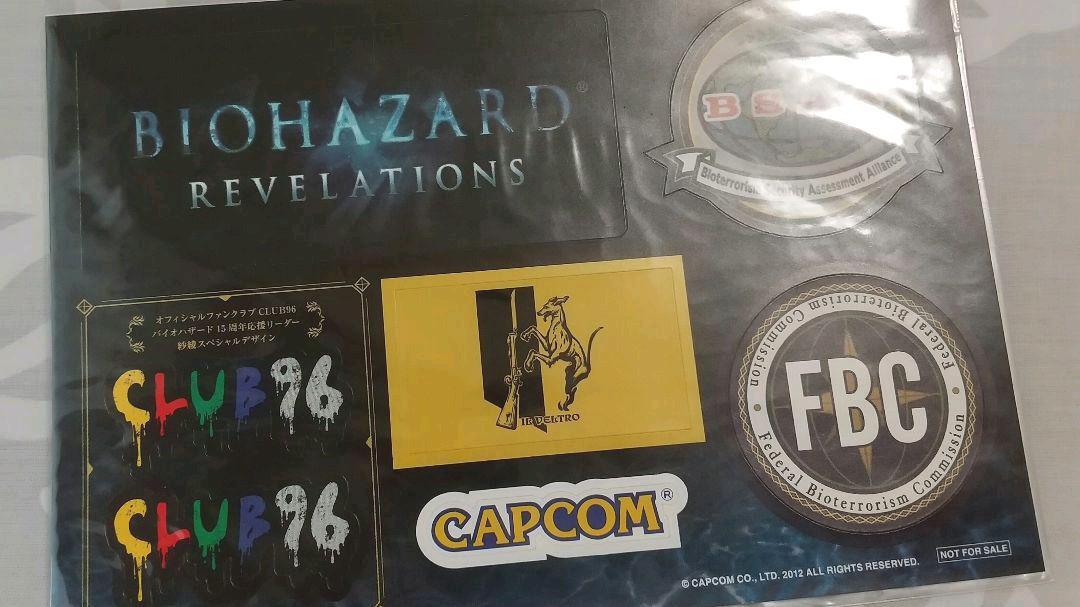 その他 BIOHAZARD CLUB96 Capcom BIOHAZARD OFFICIAL FANCLUB CLUB96 | eBay