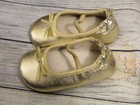 Robeez Baby Girls Gold Mary Janes Crib Shoes 6-9 Months — photo 4